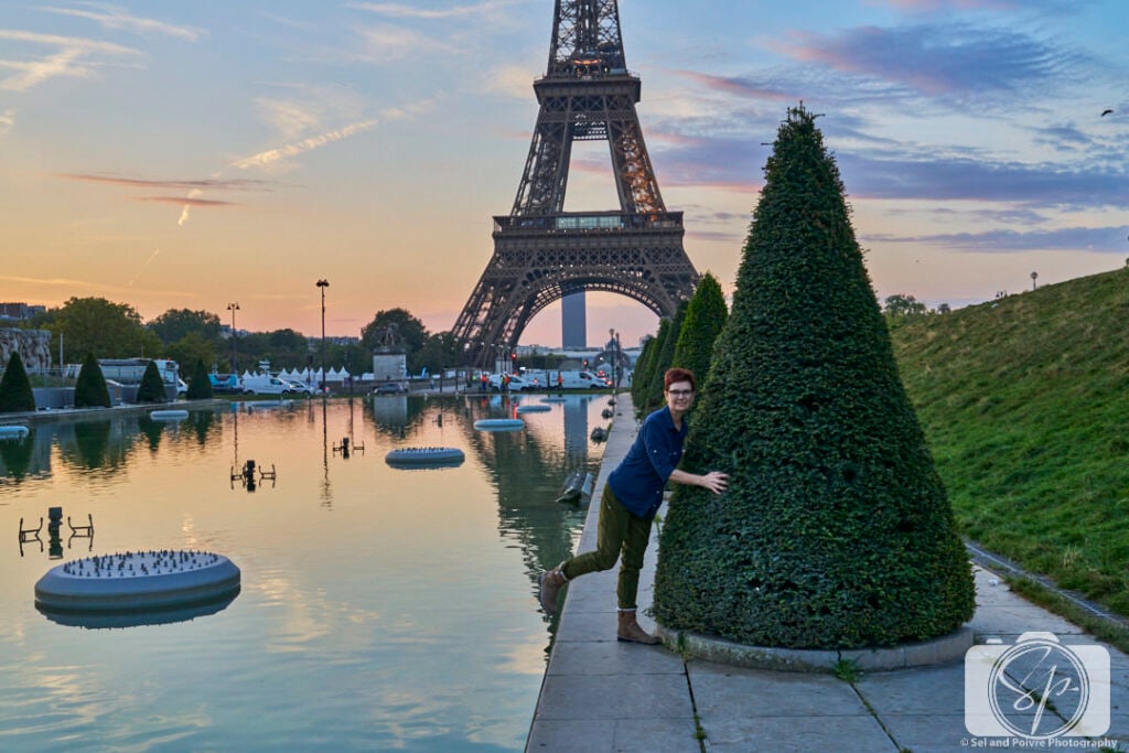 Andi at the Trocadero Paris France