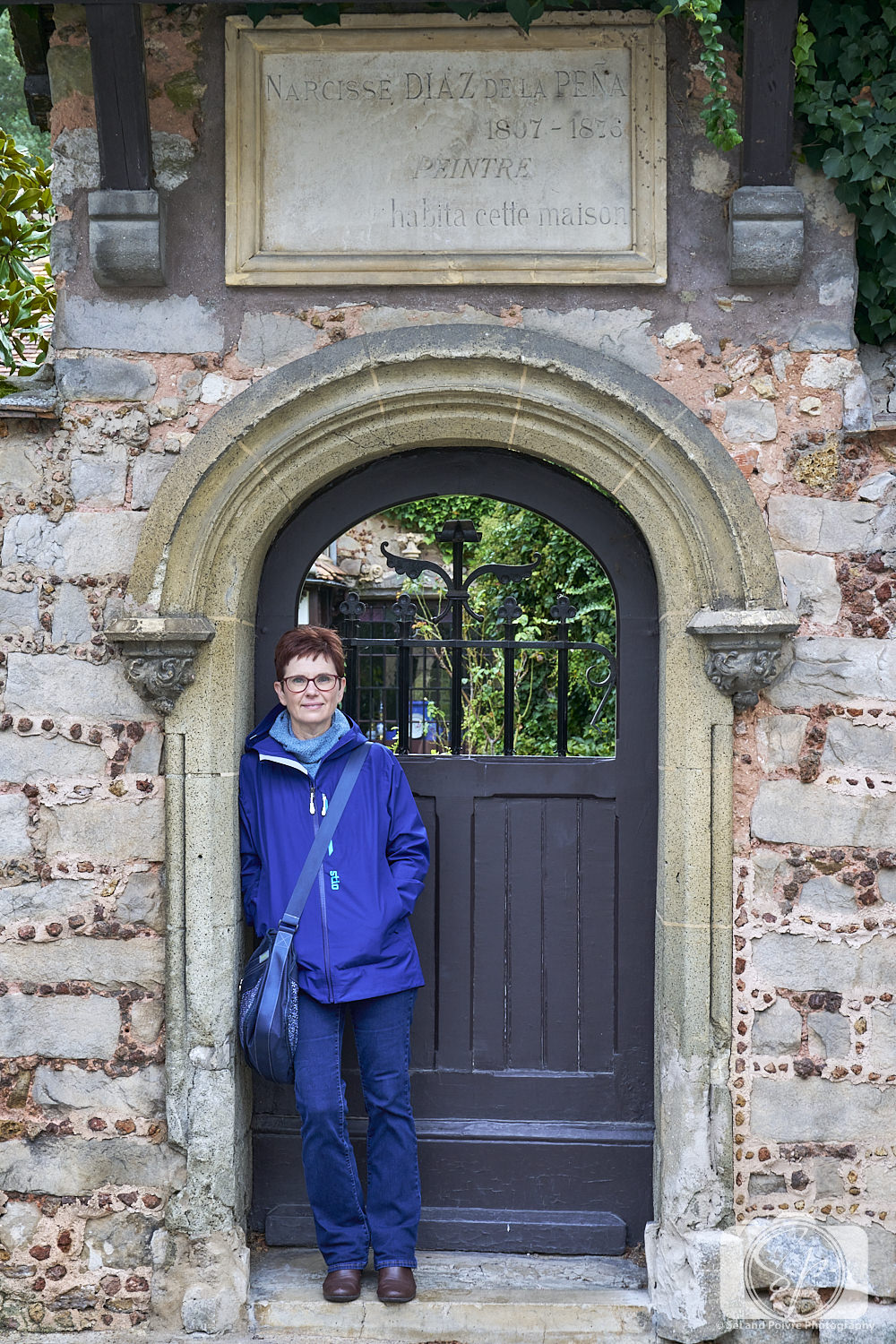 Andi in Barbizon France in Jambu Giselle Boot