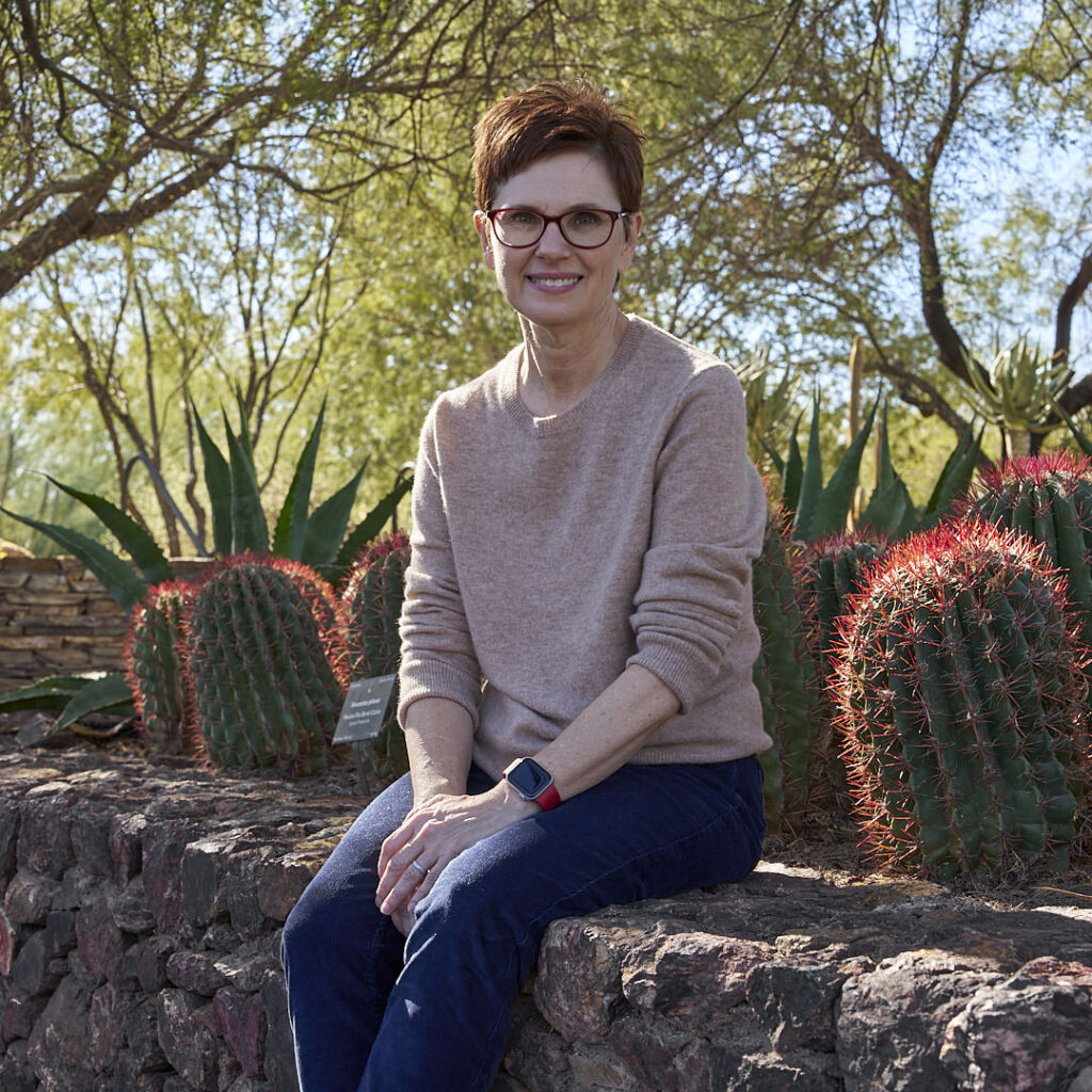 Andi at the Phoenix Desert Botanical Garden