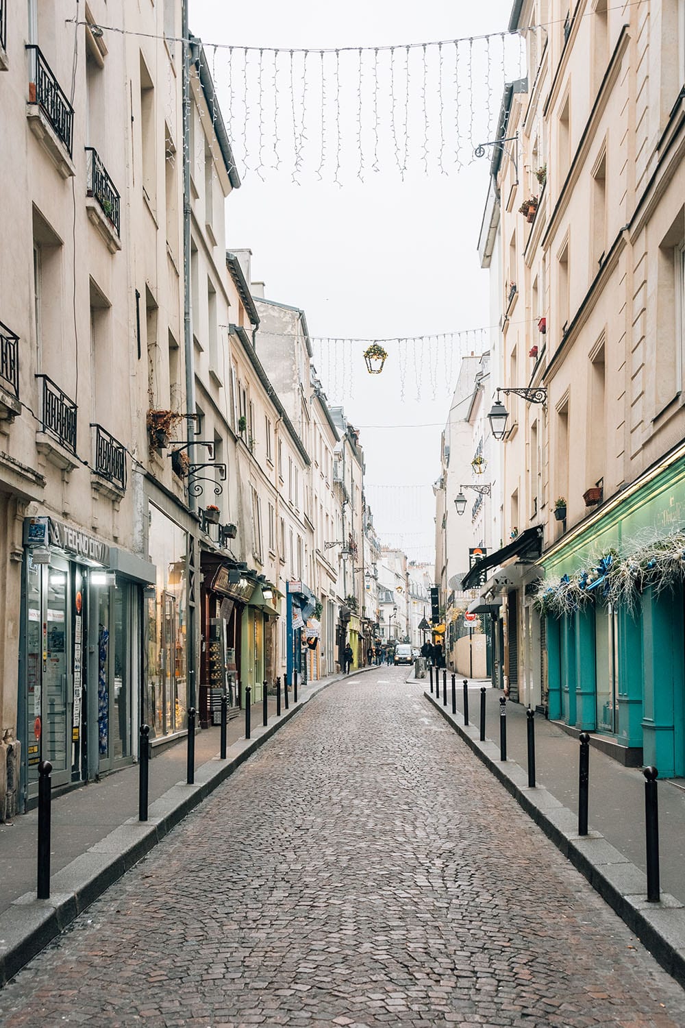 Cobbled street in the 5th arrondissement