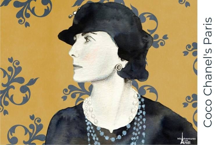 illustration of Coco Chanel