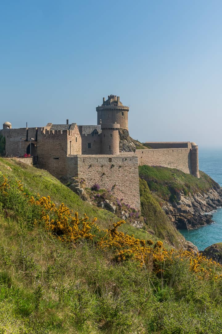 Fort La Latte Brittany France from the GR34 trail Fort La Latte Brittany France from the GR34 trail