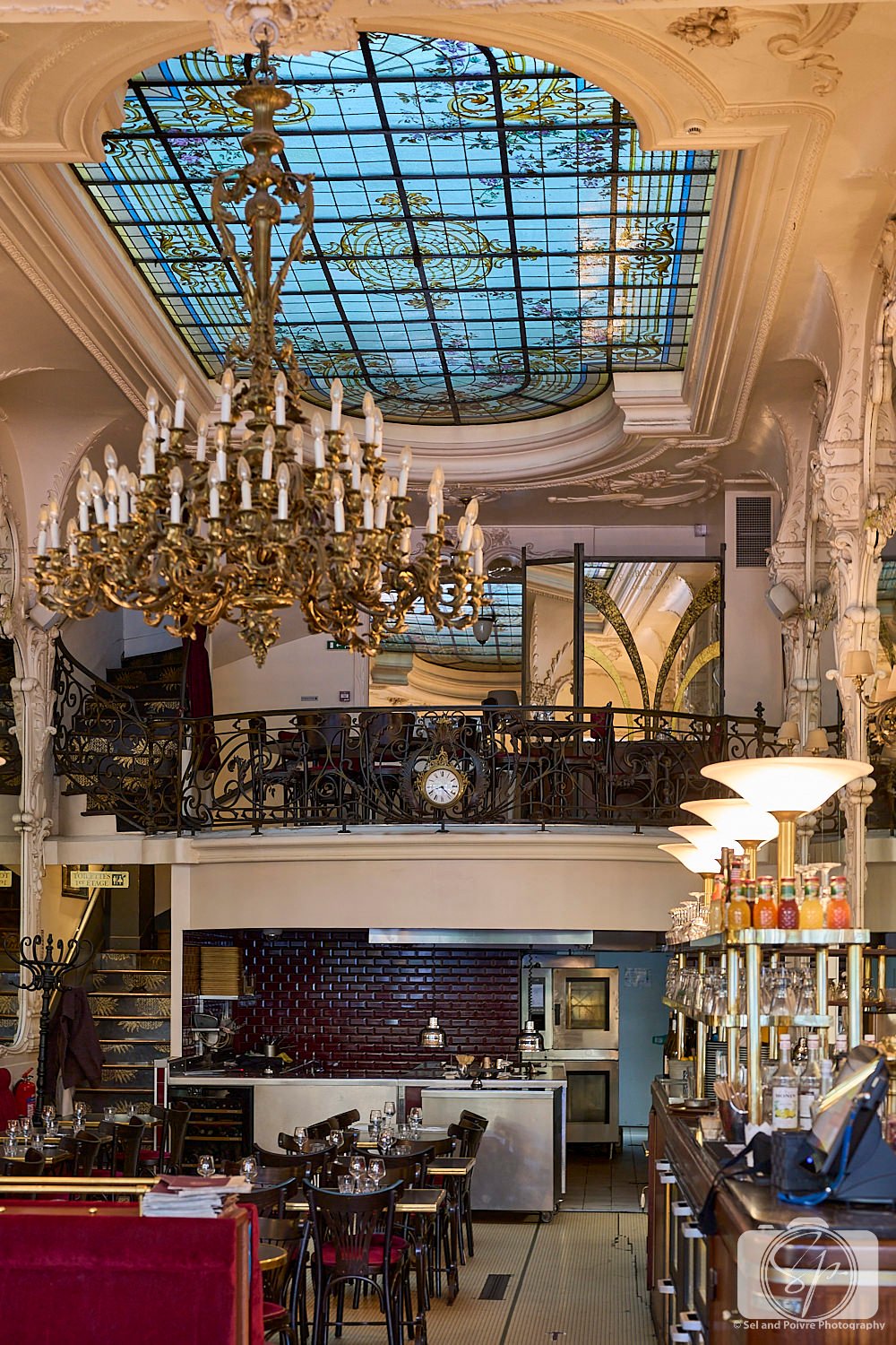 Inside le Grande Cafe in Moulin France