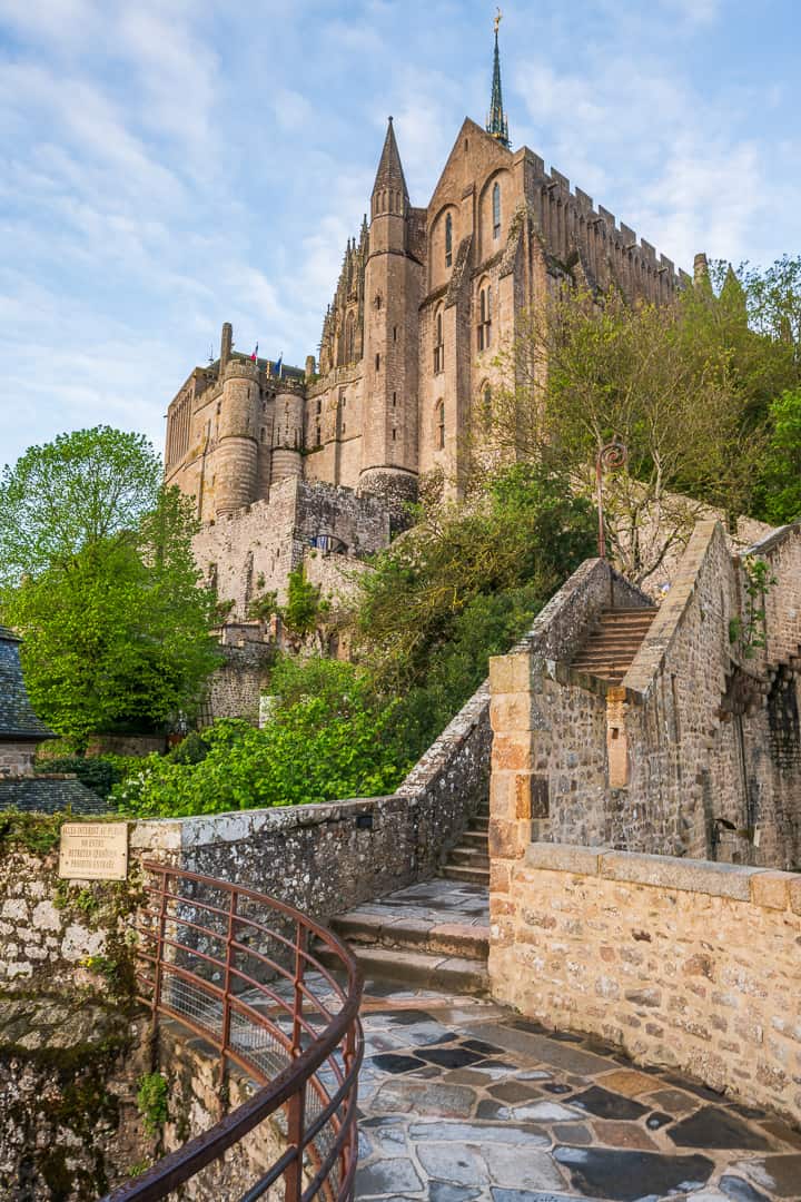 Inside Mont St Michel Normandy France Inside Mont St Michel Normandy France