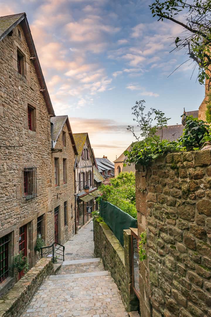 Inside Mont St Michel Normandy France Inside Mont St Michel Normandy France