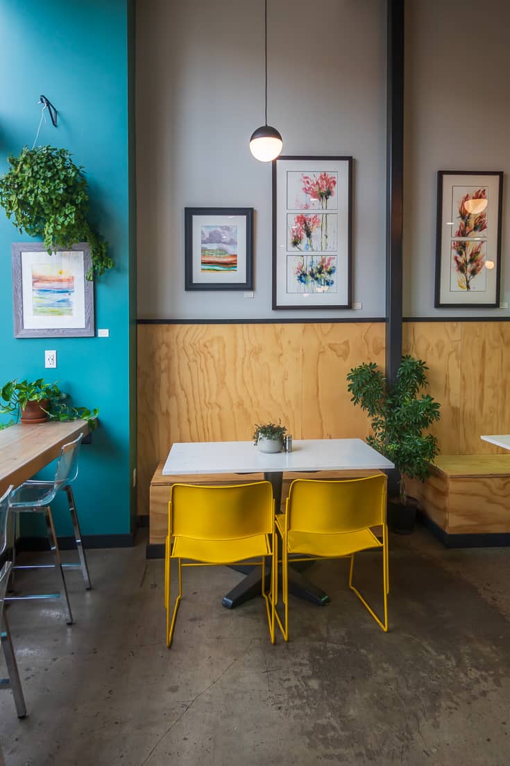 Inside Well Pared Juice Shop in Billings Montana