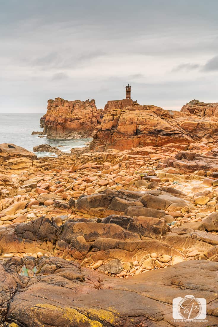 Paon Lighthouse on the Ile de Brehat Brittany France