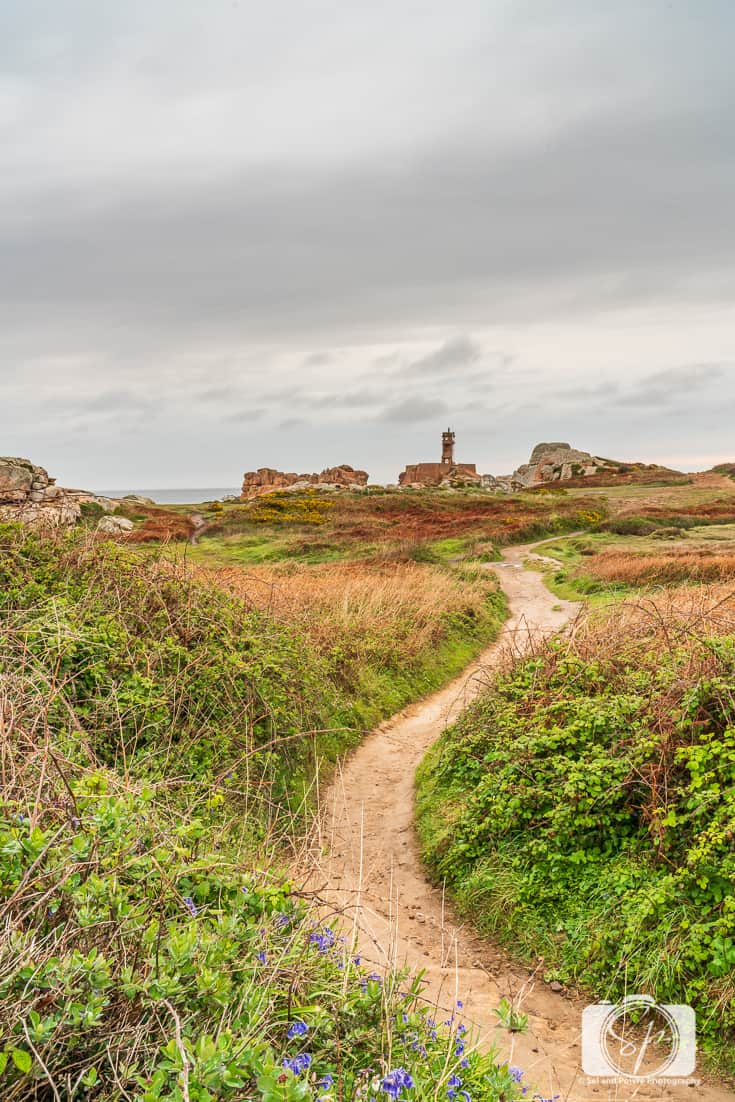 Paon Lighthouse on the Ile de Brehat Brittany France