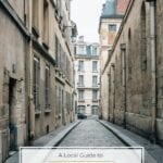 Cobbled street in the 5th arrondissement