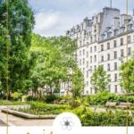 paris gardens with building