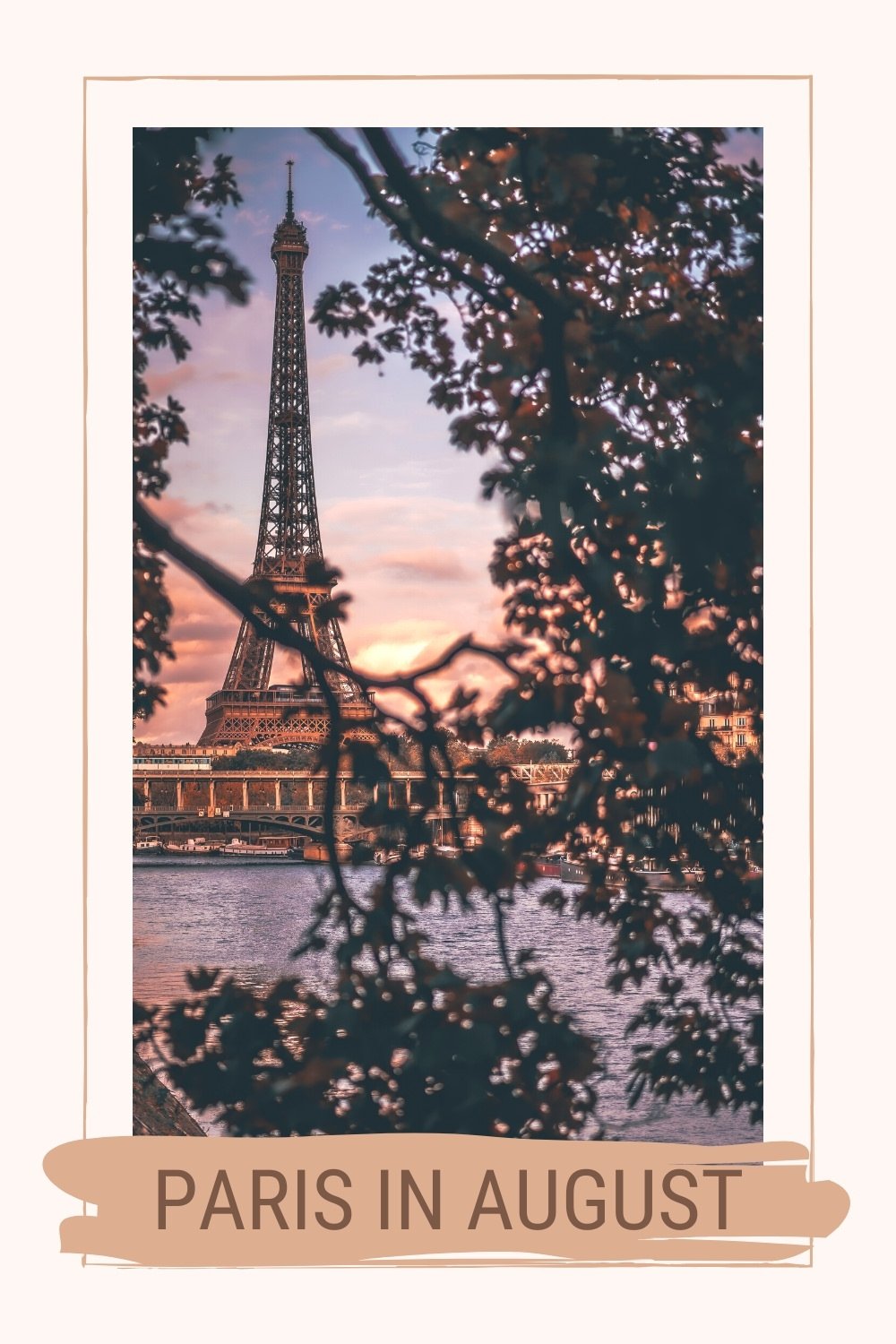 Things to Do in Paris for August Eiffel Tower on a summer evening
