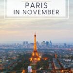 early November evening in Paris