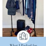 clothing rack with clothes