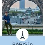 woman in Paris in the Trocadero