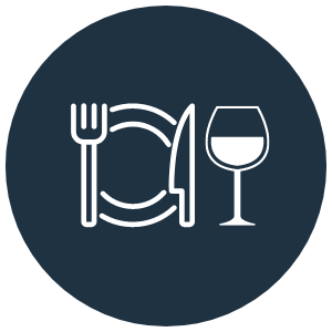 French Food and Wine Icon
