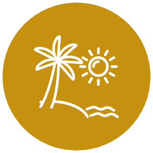 West Travel Beach Icon